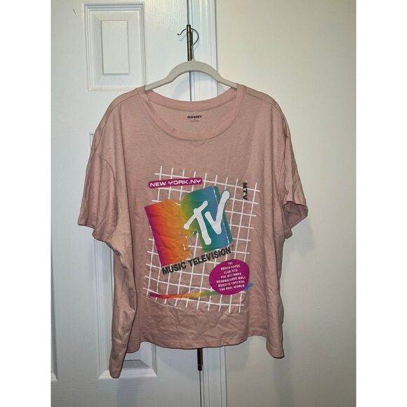 Old Navy MTV Crop Top Size 2X - Picture 1 of 4